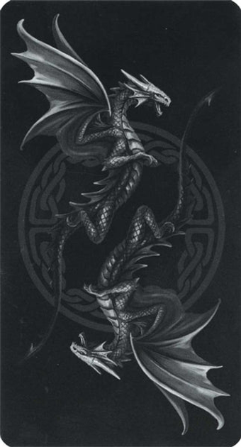 Karty tarota Fournier Tarot Dragons by Anne Stokes 1 talia x 78 kart (8420707452049) - obraz 7