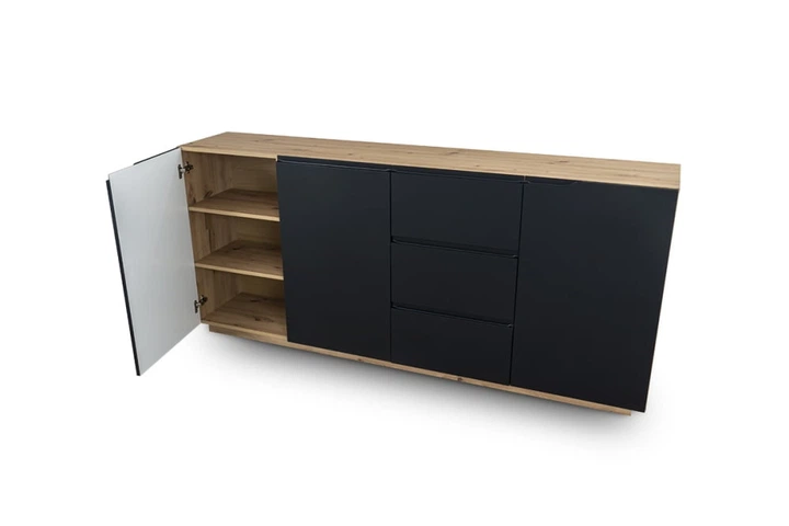 Комод Loftia Bogart 203x90x40 (LOFTIA_KOMODA_203_3D3SZ) 154343 - зображення 6