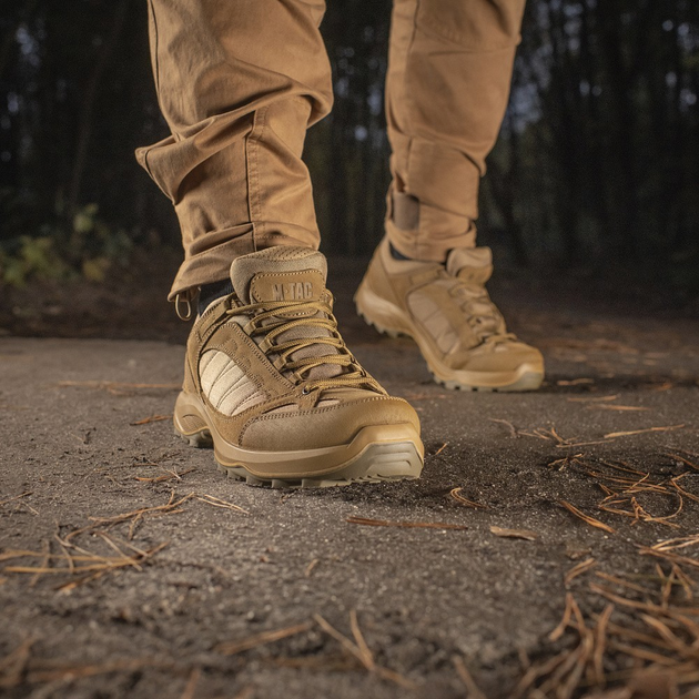 Мужские тактические кроссовки с мембраной M-Tac размер 43 (28.5 см) Coyote (30402005) водоотталкивающие - изображение 2