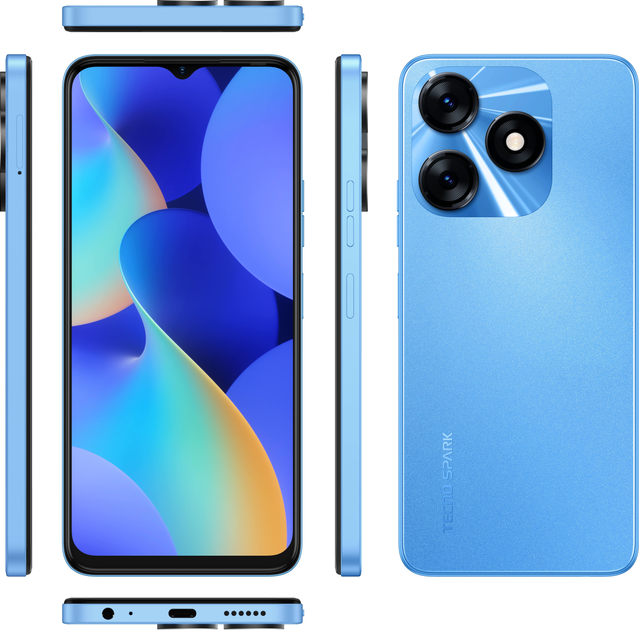 Смартфон Tecno Spark 10 (KI5q) 4/128GB NFC Dual Sim Meta Blue ...
