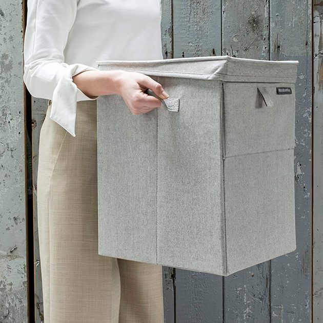 Корзина для белья Brabantia Laundry Box 35 л Серый (120428) - Фото 3 Корзина для белья Brabantia Laundry Box 35 л Серый (120428) - изображение 3