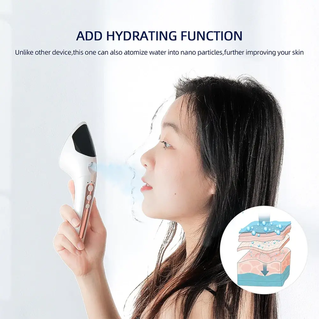 Увлажнитель-массажёр для лица Face Light Line Lifting Firming RF Beauty Instrument (отпариватель skin) (LY-76) - Фото 5 Увлажнитель-массажёр для лица Face Light Line Lifting Firming RF Beauty Instrument (отпариватель skin) (LY-76) - изображение 5