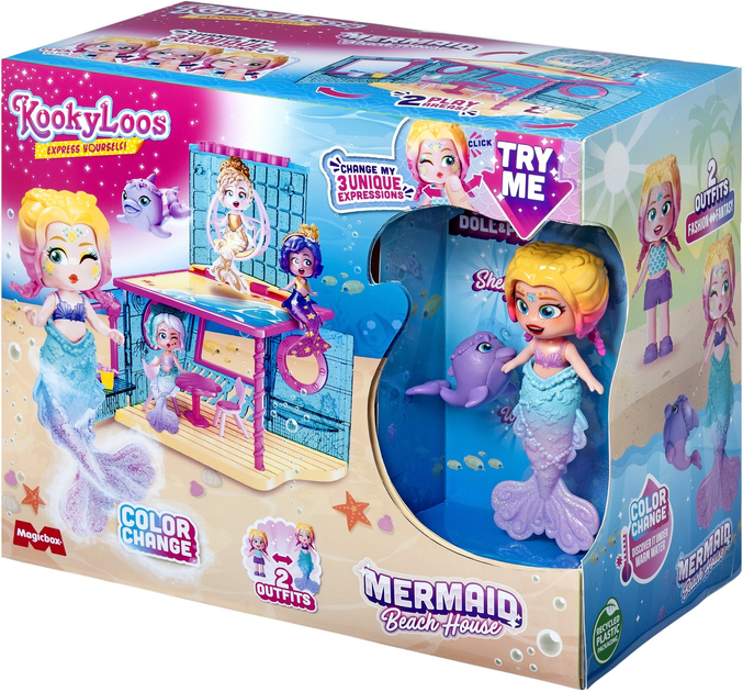 Ігровий будиночок KookyLoos Mermaids Beach House (8431618024126) - зображення 6