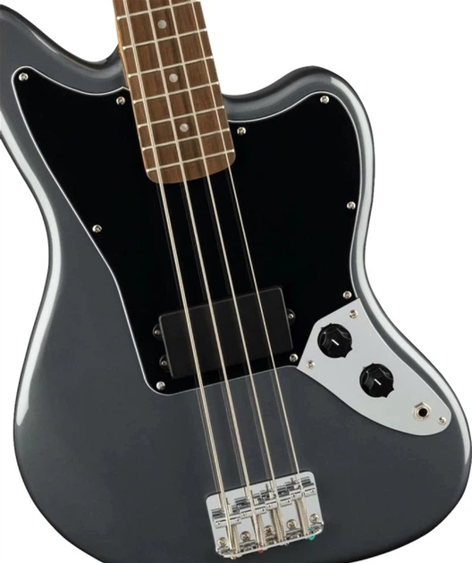 Бас-гітара Бас-гітара Squier by Fender Affinity Series Jaguar Bass LR Charcoal Frost Metallic (231514) - зображення 2