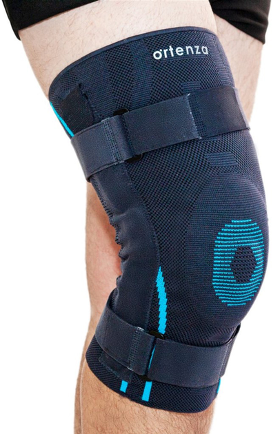 Наколенник с пателярным кольцом, полицентричными шарнирами и ...