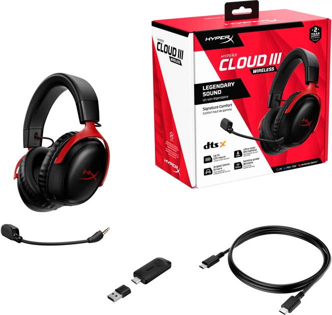 【新品・未使用】HYPERX CLOUD Ⅲ WIRELESS ④ Cloud III – ゲーミングヘッドセット
