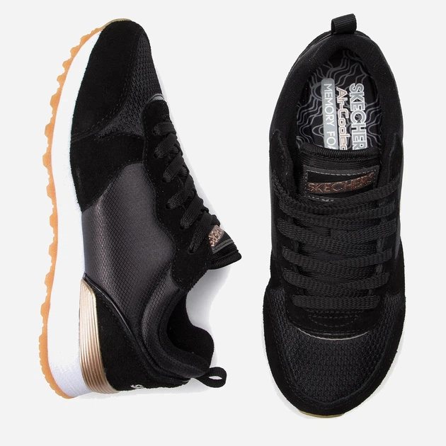 Buty sportowe damskie Skechers Retros-Og 85-Goldn G 111-BLK 37 (7US) 24 cm Czarne (889110638767) - obraz 3