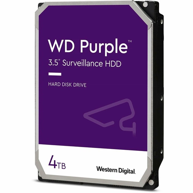 Жорсткий диск Western Digital Purple 4TB (WD43PURZ) 3.5" - Фото 2 Жорсткий диск Western Digital Purple 4TB (WD43PURZ) 3.5" - зображення 2