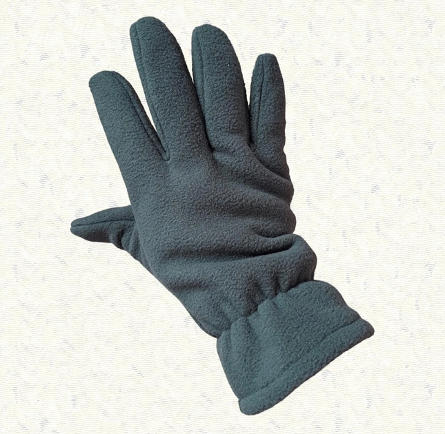 Тактичні флісові рукавички - Хакі - р.L - зображення 2