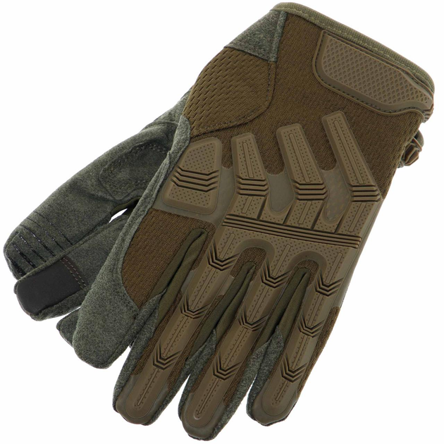 Тактичні рукавички із закритими пальцями Military Rangers BC-9875 розмір M оливковий - зображення 2
