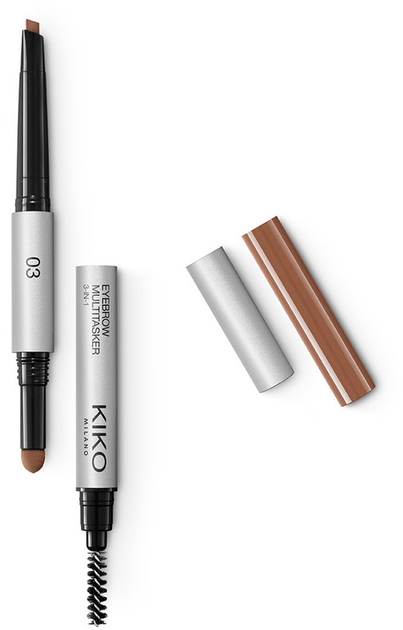 Kredka do brwi Kiko Milano Eyebrow Multitasker 3in1 03 Brunettes 0.4 g (8025272929332) - obraz 1