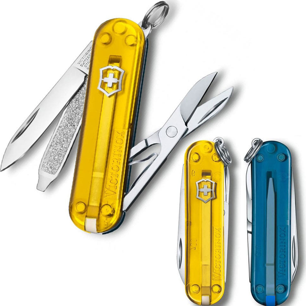 Складаний ніж Victorinox CLASSIC SD Ukraine 0.6223.T81G.T61 - зображення 1