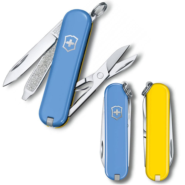 Складной нож Victorinox CLASSIC SD Ukraine 0.6223.28G.8 - изображение 1