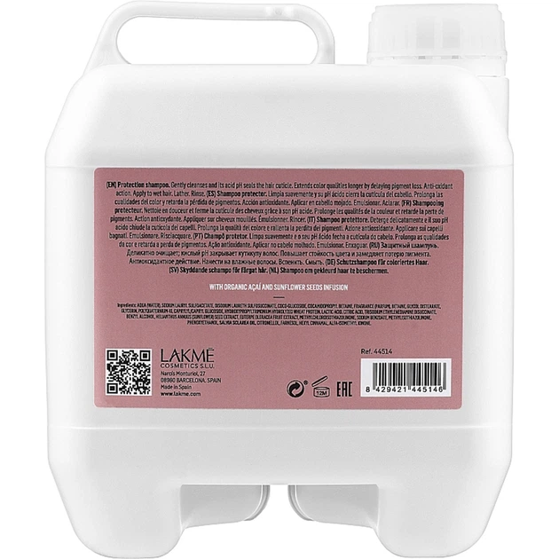 Шампунь для фарбованого волосся Lakme Teknia Color Stay Shampoo 5000 мл 44514 - изображение 2