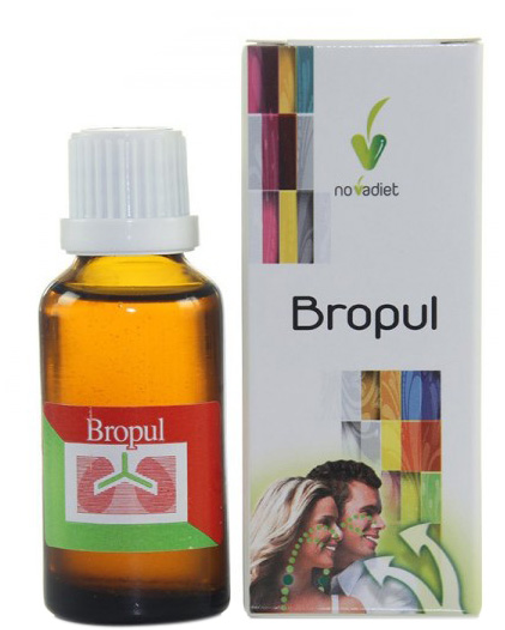 Syrop wspomagający oddychanie Novadiet Bropul 30 ml (8425652550154) - obraz 1