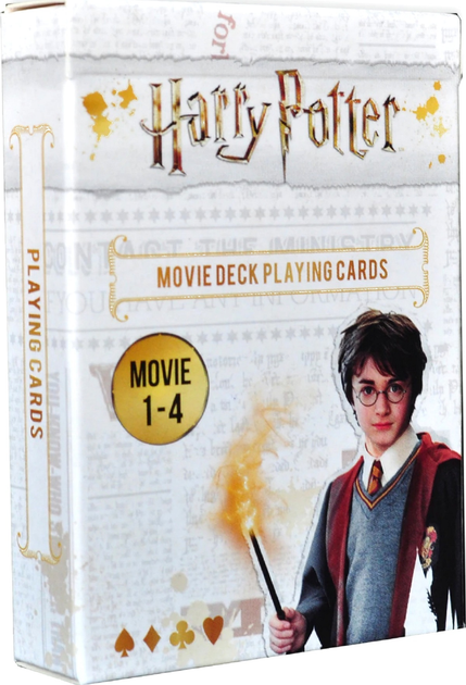Karty do gry Cartamundi Harry Potter Filmy 1-4 1 talia x 55 kart (5411068017476) - obraz 1