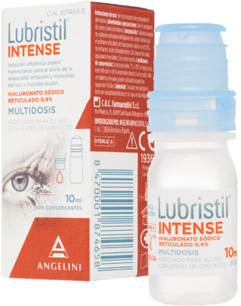 Krople Angelini Lubristil Intense Multidose 10 ml (8470001874658) - obraz 1