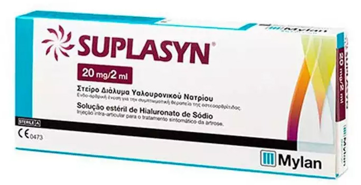 Suplasyn Prefilled Syringe Sodium Hyaluronate 20 mg / 2 ml (626763000721) - obraz 1