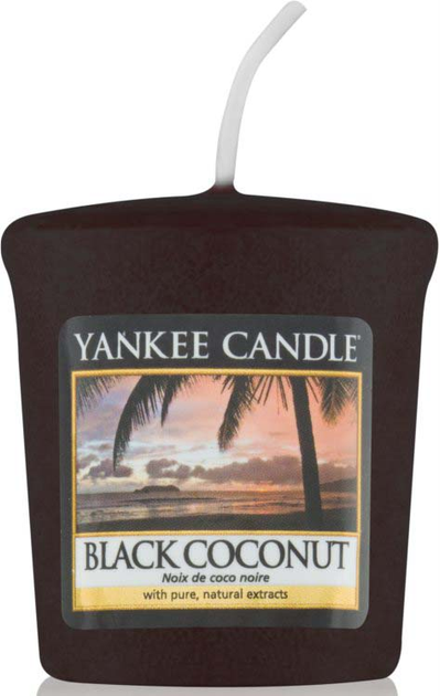 Ароматична свічка Yankee Candle Black Coconut 49 г (5038580013443) - зображення 1