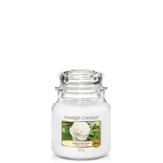 Świeca zapachowa Yankee Candle Camellia Blossom 411 g (5038581091402) - obraz 1