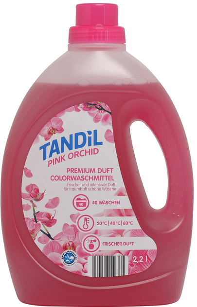 Гель для стирки Tandil Premium Pink Orchid 2.2 л 40 циклов стирки