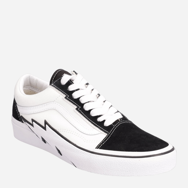 Tenisówki męskie materiałowe do kostki Vans Old Skool Bolt VN0009Q5BPA1 40 (7.5US) 25.5 cm Biały/Czarny (196573319189) - obraz 2