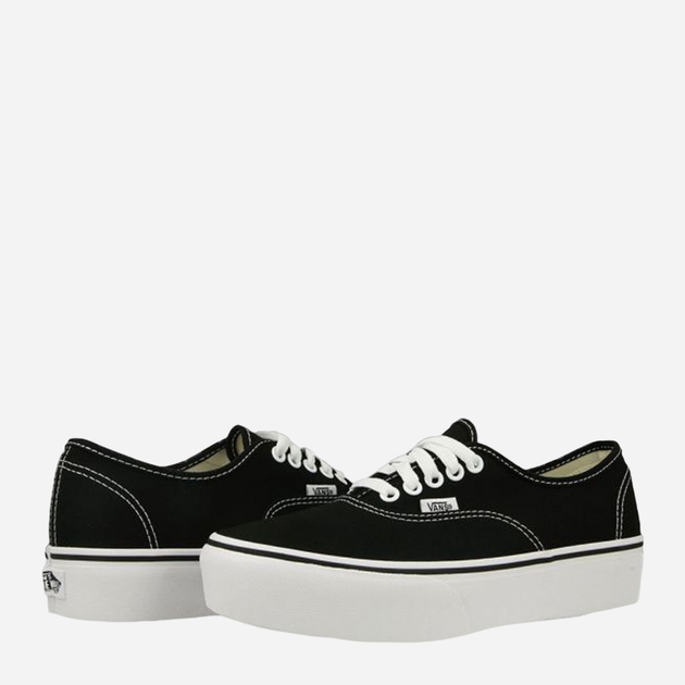 Tenisówki damskie na platformie Vans Authentic Platform 2.0 VN0A3AV8BLK1 40 (9US) 25.5 cm Czarne (190850300174) - obraz 3