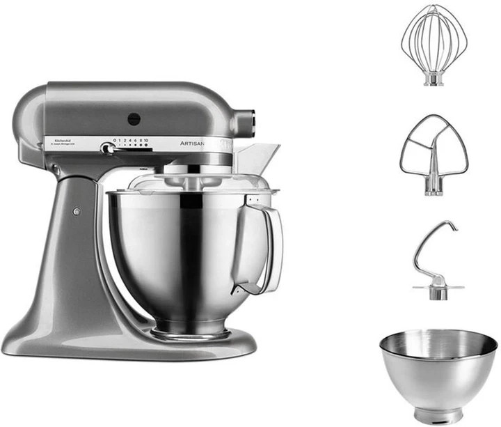 Планетарный миксер KitchenAid Artisan 5KSM185PSEMS с откидным блоком ...