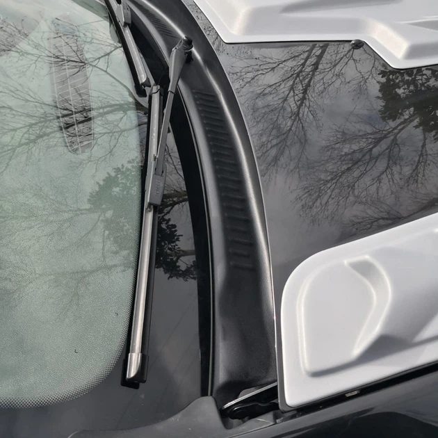 Накладка на жабо (ABS) для Renault Duster 2008-2017 рр - зображення 3
