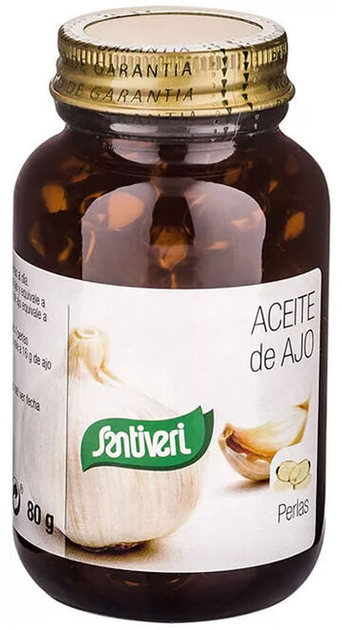 Suplement diety Santiveri Garlic Oil 115 pereł (8412170025943) - obraz 1