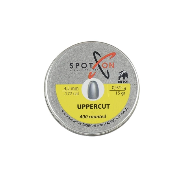 Пули свинцовые Spoton Upper Cut 0,972 г 400 шт - изображение 1