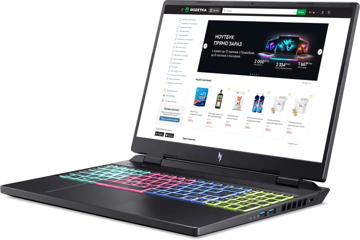 Ноутбук Acer Nitro 16 AN16-51-51ZH (NH.QJMEU.00L) Obsidian Black