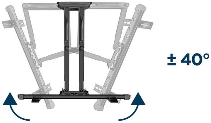 Настінний поворотний кронштейн Gembird 32"-58" (WM-58ST-01) - зображення 9