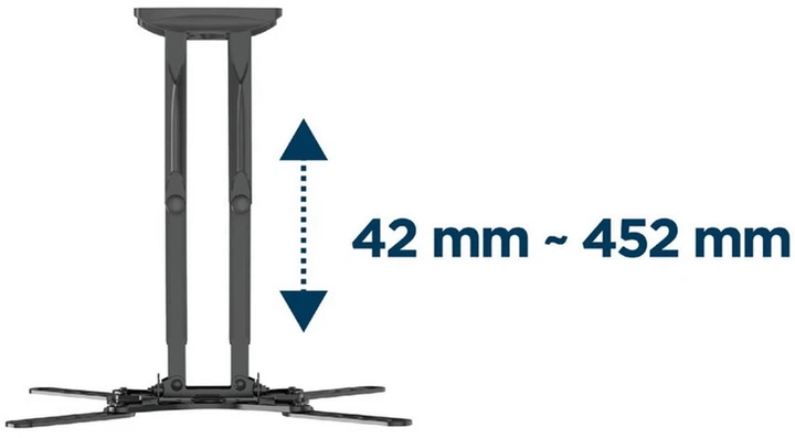 Настінний поворотний кронштейн Gembird 32"-60" (WM-60ST-01) - зображення 13