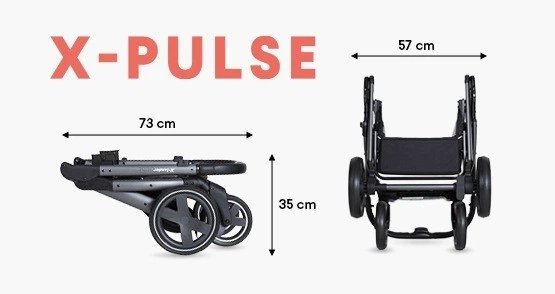 Универсальная коляска 2 в 1 X-lander X-Pulse Petrol Blue - изображение 7