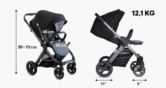Универсальная коляска 2 в 1 X-lander X-Pulse Petrol Blue - изображение 8