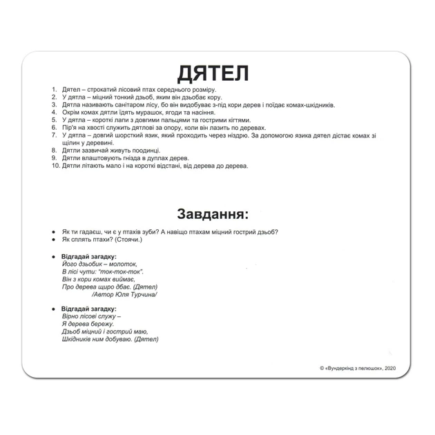 Картки Домана "Птахи" українською - изображение 9