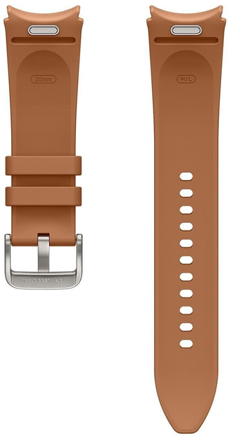 Pasek Samsung Hybrid Eco-Leather Band (M/L) do Samsung Galaxy Watch 4/4 Classic/5/5 Pro/6/6 Classic Camel (ET-SHR96LDEGEU) - obraz 2