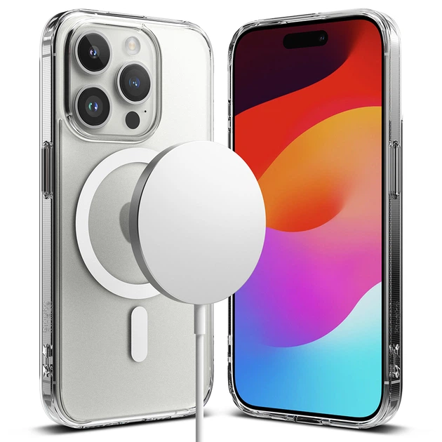 Чехол Fusion Magnetic для iPhone 15 Pro Matte Clear (FMGM737E52) - Фото 2 Чехол Fusion Magnetic для iPhone 15 Pro Matte Clear (FMGM737E52) - изображение 2