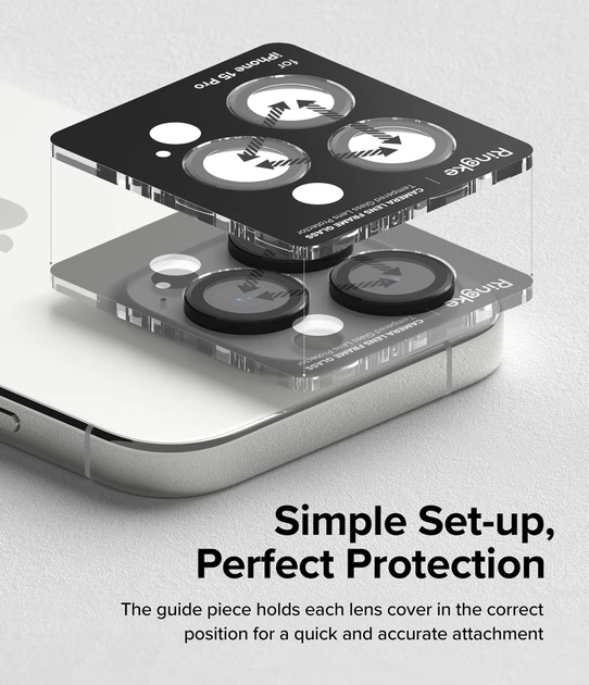 Защитное стекло на камеру Fusion Camera Lens Frame Glass для iPhone 15 Pro Max Black (CM09837RS) - Фото 8 Защитное стекло на камеру Fusion Camera Lens Frame Glass для iPhone 15 Pro Max Black (CM09837RS) - изображение 8