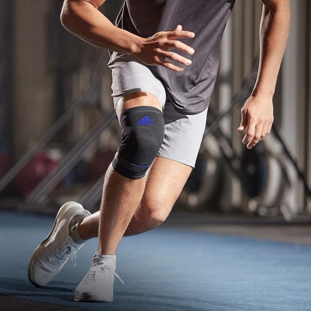 Фіксатор коліна Adidas Performance Knee Support чорний,синій Уні S ADSU-13321BL S - Фото 3 Фіксатор коліна Adidas Performance Knee Support чорний,синій Уні S ADSU-13321BL S - зображення 3