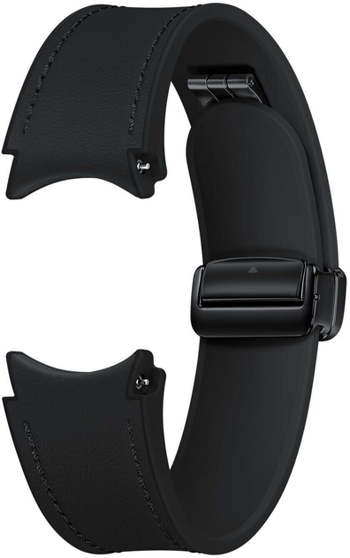 Ремінець Samsung D-Buckle Hybrid Eco-Leather Band (M/L) для Samsung Galaxy Watch 4/4 Classic/5/5 Pro/6/6 Classic Black (ET-SHR94LBEGEU) - зображення 1