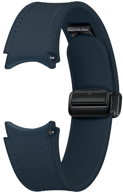 Ремінець Samsung D-Buckle Hybrid Eco-Leather Band (M/L) для Samsung Galaxy Watch 4/4 Classic/5/5 Pro/6/6 Classic Indigo (ET-SHR94LNEGEU) - зображення 1