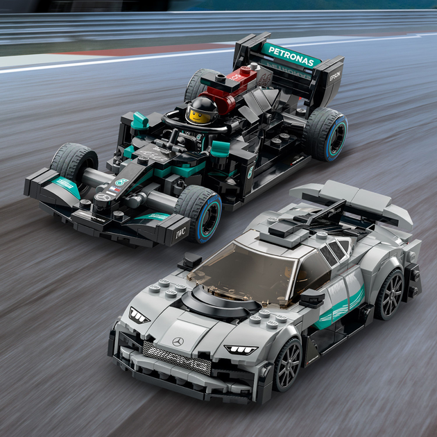 Конструктор LEGO Mercedes-AMG F1 W12 E Performance та Mercedes-AMG Project One 564 деталі (76909) - зображення 5
