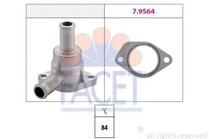 Термостат JUMPER/Boxer 2.5D (DJ5) >02 (84 C) Facet (78311) - зображення 1