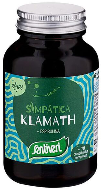 Suplement diety Santiveri Klamath Seaweed 28g 70 tabletek (8412170022607) - obraz 1