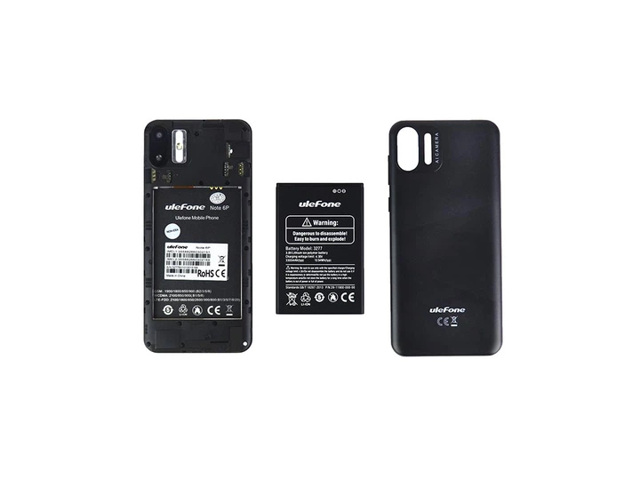 Смартфон Ulefone Note 6P (2+32Gb) Black - Фото 6 Смартфон Ulefone Note 6P (2+32Gb) Black - изображение 6