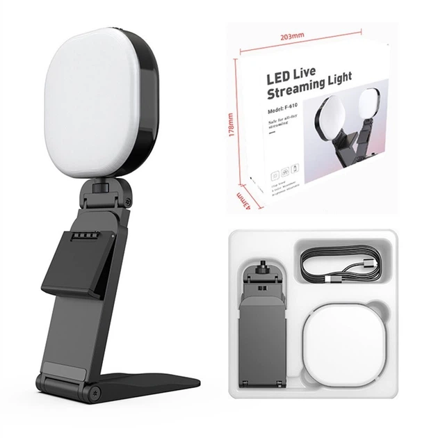 Лампа для фото и видео с подставкой 3000-7200K F-610A LED Live Streaming Light | Вспышка | Подсветка | Заполняющий накамерный свет | Портативная LED панель 770472 - Фото 10 Лампа для фото и видео с подставкой 3000-7200K F-610A LED Live Streaming Light | Вспышка | Подсветка | Заполняющий накамерный свет | Портативная LED панель 770472 - изображение 10
