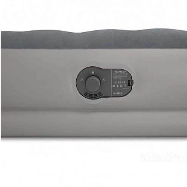 Надувной одноместный матрас INTEX 64112 со встроенным USB насосом ...