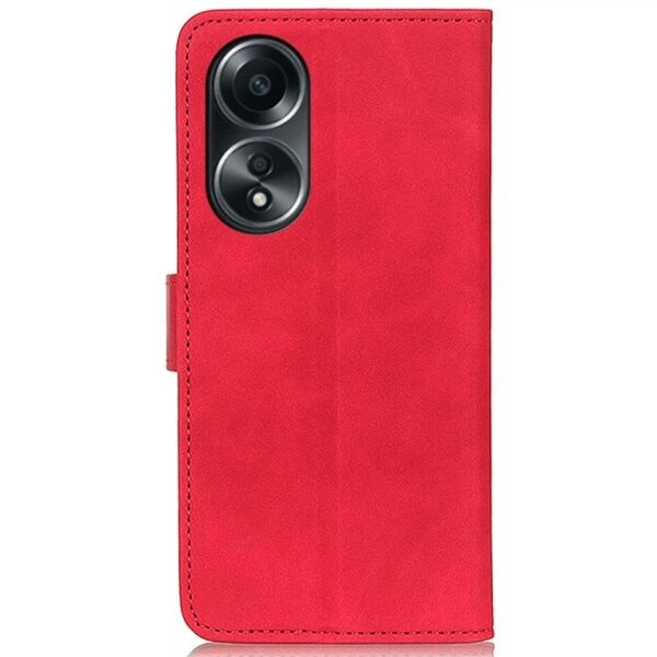 Чохол-книжка з застібкою KHAZNEH Retro Wallet для OPPO A78 - Red - Фото 5 Чохол-книжка з застібкою KHAZNEH Retro Wallet для OPPO A78 - Red - зображення 5